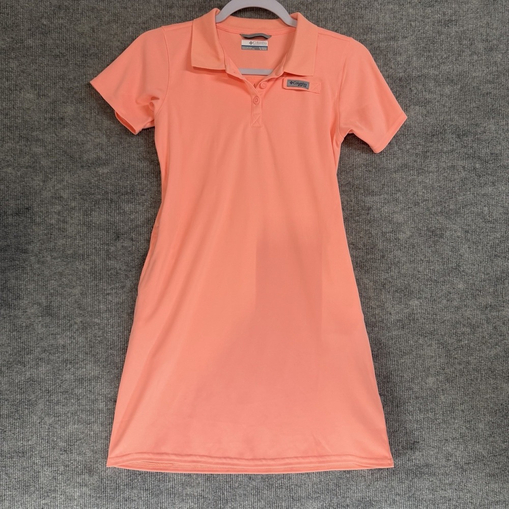Columbia Size-M Youth Girls Tidal Tee Polo Dress